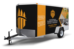 Lettrage et wrap de remorque